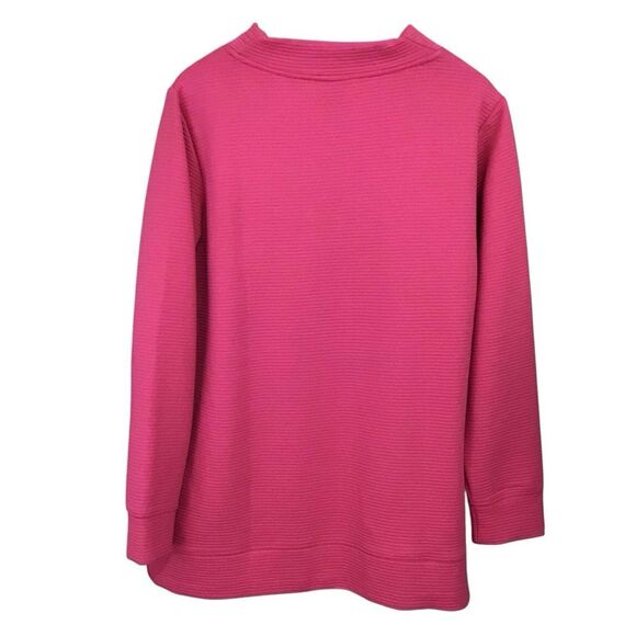 St. John’s Bay Claret Red Pullover V-Neck Top XL NWT - Picture 4 of 8